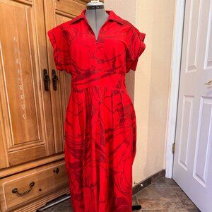 Banana Republic Red Dress
